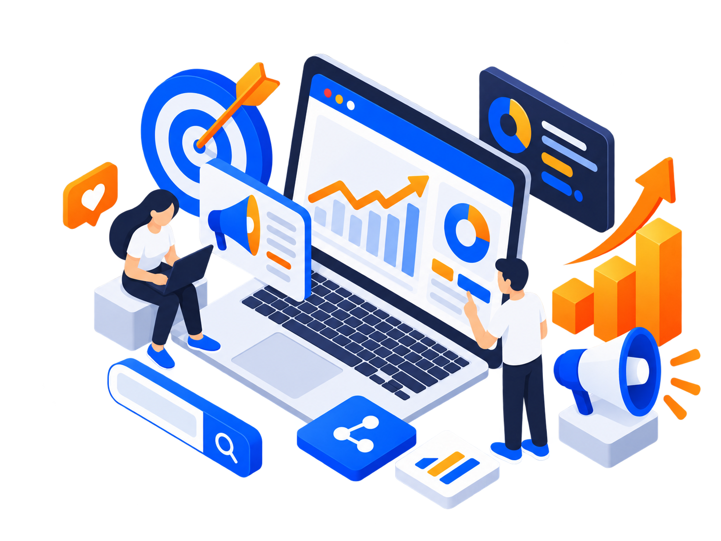 Digital Marketing illustration