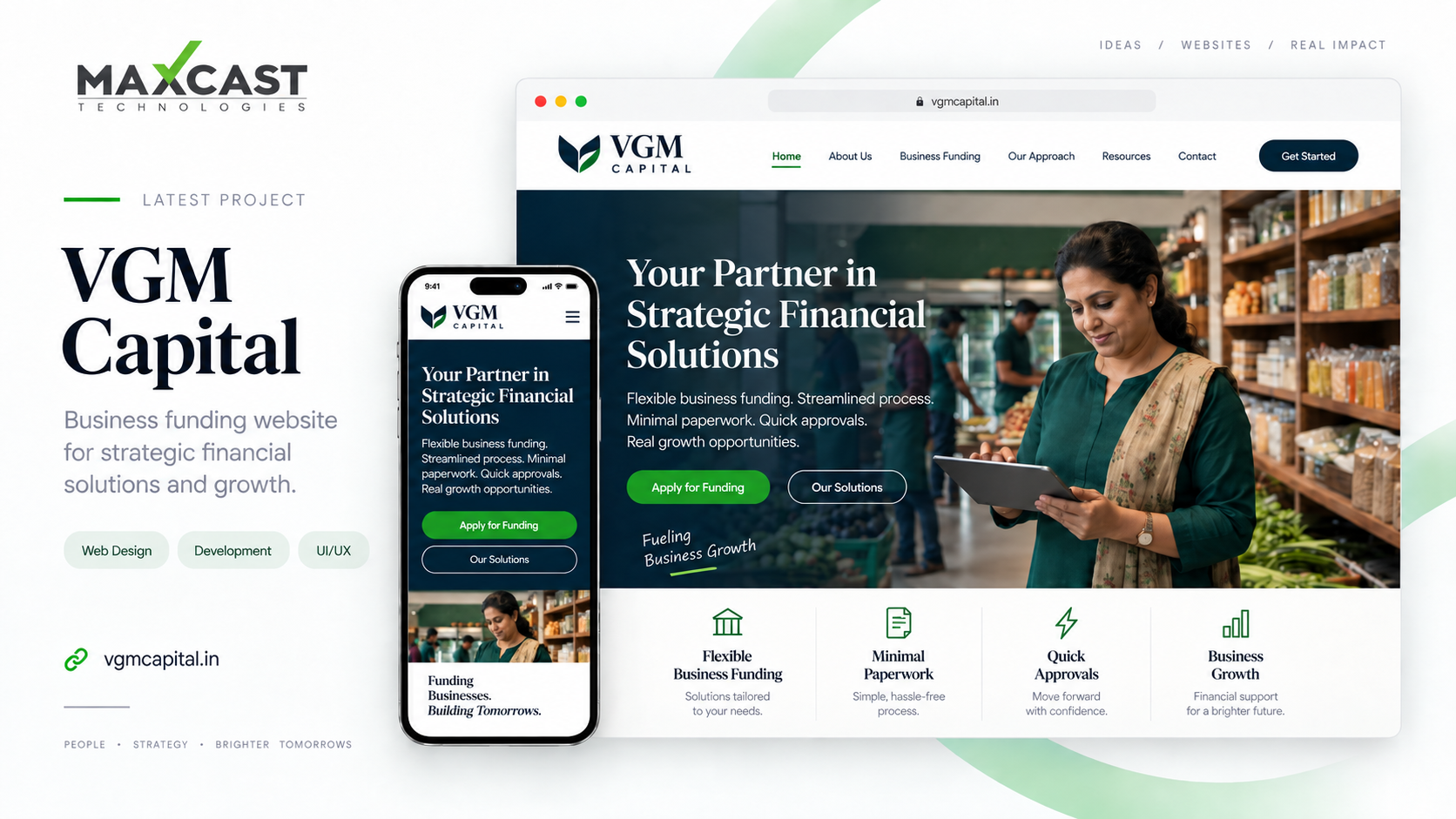 VGM Capital website showcase